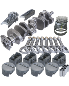 Eagle Chevy LT1350 1Pc 3.750in Crank 5.700in I-Beam Rods -5cc 4.030in Pistons Rotating Assembly - 13056L030
