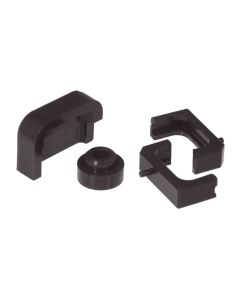 Prothane Chevy Corvette C5 Radiator Insolators - Black - 7-1717-BL