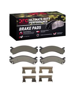 DFC 01-10 Chevrolet Silverado 3500 Rear Ultimate Duty Performance Brake Pads and Hardware Kit - 1400-0909-01