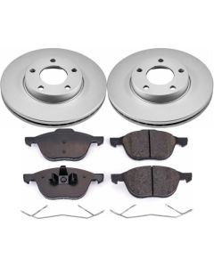 Power Stop 04-13 Mazda 3 Front Z17 Evolution Geomet Coated Brake Kit - CRK120