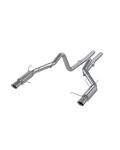 MBRP T409 Stainless Steel 3" Catback Dual Split Rear Race Version Ford Mustang GT | Shelby GT500 201 - S7264409