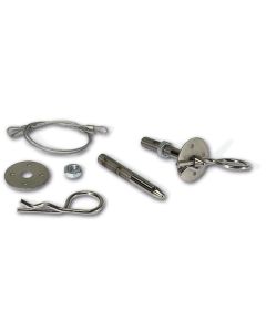 Moroso Oval Track Hood Pin Set - 3/8in Diameter - 4in Pin - Steel - 2 Pack - 39016