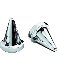 Kuryakyn Stiletto Chrome End Caps - Model 6249