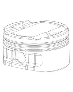 CP Pistons 16-17 Honda CRF250R 14.0:1 76.8mm STD Bore x 53.8mm Stroke (249cc) Piston Kit - MX2080C