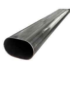 Granatelli 5ft Long 3.0in Oval Stainless Steel Tubing - 313535