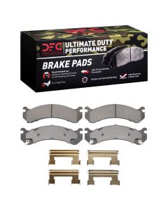 DFC 99-20 Cadillac DTS Front Ultimate Duty Performance Brake Pads and Hardware Kit - 1400-0784-01