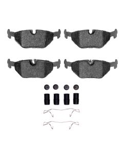 DFC 99-10 Saab 9-5 Rear 5000 Advanced Low Metallic Brake Pads and Hardware Kit - 1551-0692-02