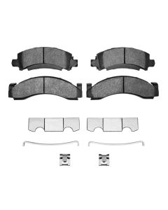 DFC 71-05 Chevrolet P30 Front/Rear 5000 Advanced Semi Metallic Brake Pads and Hardware Kit - 1551-0543-01