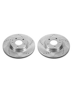 Power Stop 14-18 Mazda 6 Front Evolution Drilled & Slotted Rotors - Pair - JBR1596XPR