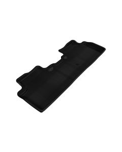 3D MAXpider 2012-2015 Honda Civic Sedan Kagu 2nd Row Floormats - Black - L1HD04121509
