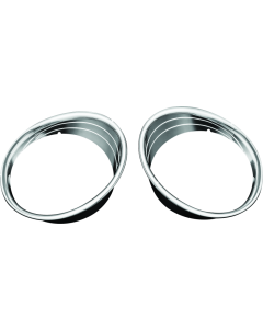 Indian Chrome Driving Light Bezels - Kuryakyn 5622