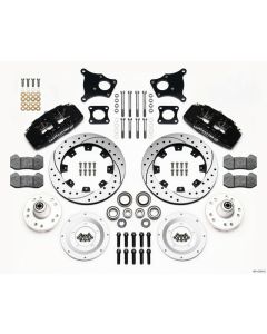 Wilwood Dynapro 6 Front Hub Kit 12.19in Drilled AMC 71-76 OE Disc w/o Bendix Brakes - 140-13554-D
