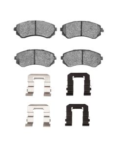 DFC 89-96 Nissan 240SX Front 5000 Advanced Semi Metallic Brake Pads and Hardware Kit - 1551-0422-01