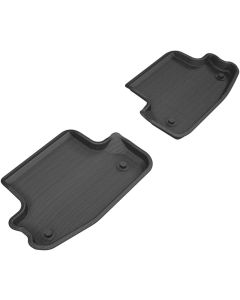 3D MAXpider 18-20 Audi A5 Coupe / S5 Coupe Kagu 2nd Row Floormats - Black - L1AD04921509