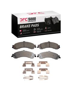 DFC 00-06 Cadillac Escalade EXT Rear 5000 Advanced Ceramic Brake Pads and Hardware Kit - 1551-0834-01