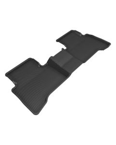 3D MAXider 2023 Toyota Prius Kagu Black Floor Mat - Row 2 - L1TY30521509