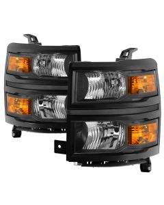 Spyder Chevrolet Silverado 1500 14-15 (Non-HD) OEM Style Headlights - Black HD-JH-CS14-AM-BK - 9040085