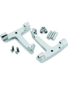 Bikers Choice 93-20 FLH FLT Chrome Pasanger Floorboard Bracket Replaces H-D 53070-00A - 488720