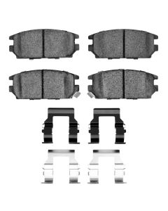 DFC 91-12 Dodge Stealth Rear 4000 HybriDynamic Brake Pads and Hardware Kit - 4000-0532-02