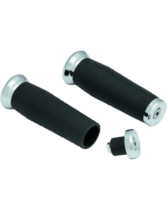 Kuryakyn Thresher Grip Chrome - Sleek Motorcycle Style