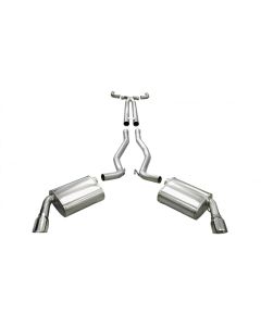 Corsa 2010-2013 Chevrolet Camaro Convertible SS 6.2L V8 Manual Polished Sport Cat-Back + XO Exhaust - 14954