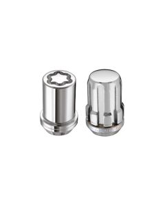 McGard SplineDrive Tuner 5 Lug Install Kit w/Locks & Tool (Cone) M12x1.5 / 13/16 Hex - Chrome (CS) - 65557CN