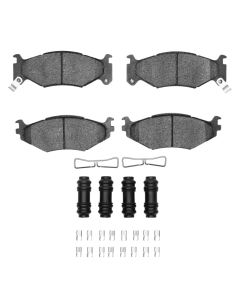 DFC 91-95 Chrysler LeBaron Front 5000 Advanced Semi Metallic Brake Pads and Hardware Kit - 1551-0522-01