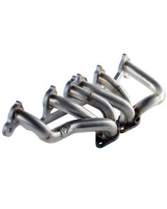 aFe Twisted Steel Delete Down-Pipe and Y-Pipe 2 to 2-1/2in Alum Steel Exhaust 12-16 Jeep Wrangler - 48-06210