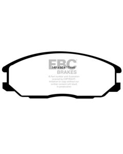 EBC 01-06 Hyundai Santa Fe 2.4 Greenstuff Front Brake Pads - DP61332