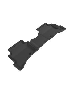 3D MAXpider 2017-2019 Hyundai Ioniq Hybrid/Ioniq Plug-in Kagu 2nd Row Floormats - Black - L1HY07821509
