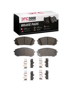 DFC 20-25 Hyundai Sonata Front 5000 Advanced Ceramic Brake Pads and Hardware Kit - 1551-2302-01