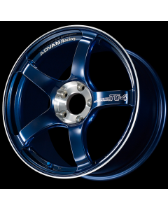 Advan TC-4 SE 18x9.5 / +45 Offset / 5x100 / 63mm Bore / Racing Indigo Blue and Diamond Cut - YADS8J45DEF