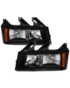 xTune Chevrolet Colorado 04-12 Headlights Black - OEM Style HD-JH-CCOL04-OE-BK - 9040177