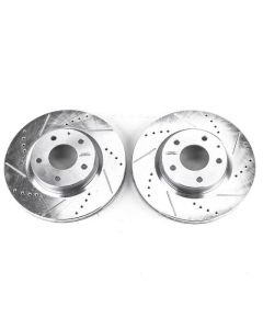 Power Stop 14-18 Mazda 3 Front Evolution Drilled & Slotted Rotors - Pair - JBR1598XPR