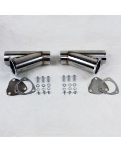 Granatelli 2.5in Stainless Steel Manual Dual Exhaust Cutout - 306525D