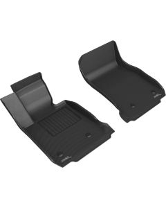 3D Maxpider 12-19 BMW 1 Series Kagu Floor Mat- Black R1 - L1BM03611509