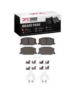 DFC 87-93 Lexus ES250 Front 5000 Advanced Ceramic Brake Pads and Hardware Kit - 1551-0356-01