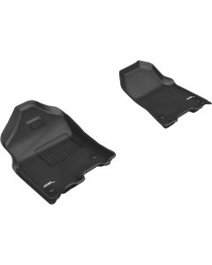 3D MAXpider 2019-2020 Dodge Ram 1500 Crew Cab/Quad Cab Kagu 1st Row Floormat - Black - L1DG02811509