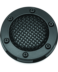 Sleek Kuryakyn Mesh Gas Cap Vented Black - 6549