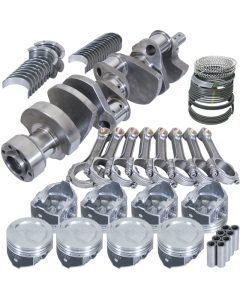 Eagle Chevy LT1350 1Pc 3.750in Crank 5.700in I-Beam Rods -18cc 4.040in Pistons Rotating Assembly - 13554L040