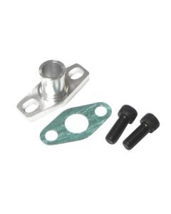 ISR Performance GT Oil Drain Flange Integrated 5/8 Male Neck (fits GT15-GT35 BB Turbos) - IS-GTDRN