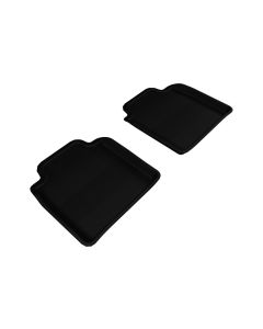 3D MAXpider 2007-2012 Lexus LS460L/LS600HL Kagu 2nd Row Floormats - Black - L1LX04021509