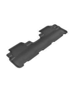 3D MAXpider 2014-2019 Toyota Highlander Kagu 2nd Row Floormats - Black - L1TY16321509