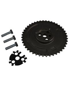 COMP Cams Gear and Lock Plate Kit for GM 3-Bolt LS Engines 1997-2018, Steel Construction, Black Finish, Includes Camshaft Gear and Lock Plate - 2102CG