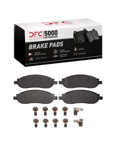 DFC 05-07 Ford F-350 Super Duty 4WD Rear 5000 Advanced Semi Metallic Brake Pads and Hardware Kit - 1551-1068-01