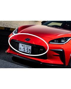 MAX ORIDO x AKEa - Front Number Garnish - Toyota GR86 2022+ - Matte Black * Special Order *