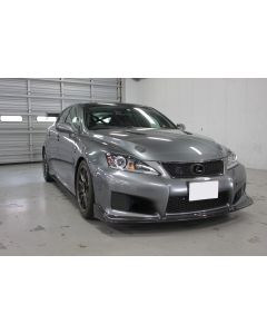 LEMS Dry Carbon Front Lip with Clear Coat for Lexus IS F - LEM-L735C