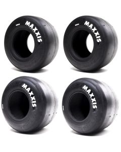 11X7.10-5 2PR Maxxis x Zero Counter Racing Spec RC-1K Front & Rear Tubeless Prime GoKart Tires - KITMXZCR-FULL-4
