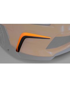 TOM'S Racing - Front Bumper Garnish - Toyota GR86 2022+ - FRP - Raven Black (D4S)