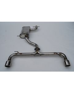 INVIDIA Q300 Cat-Back Exhaust for VW GOLF 2009-2013 Rolled Stainless Tip